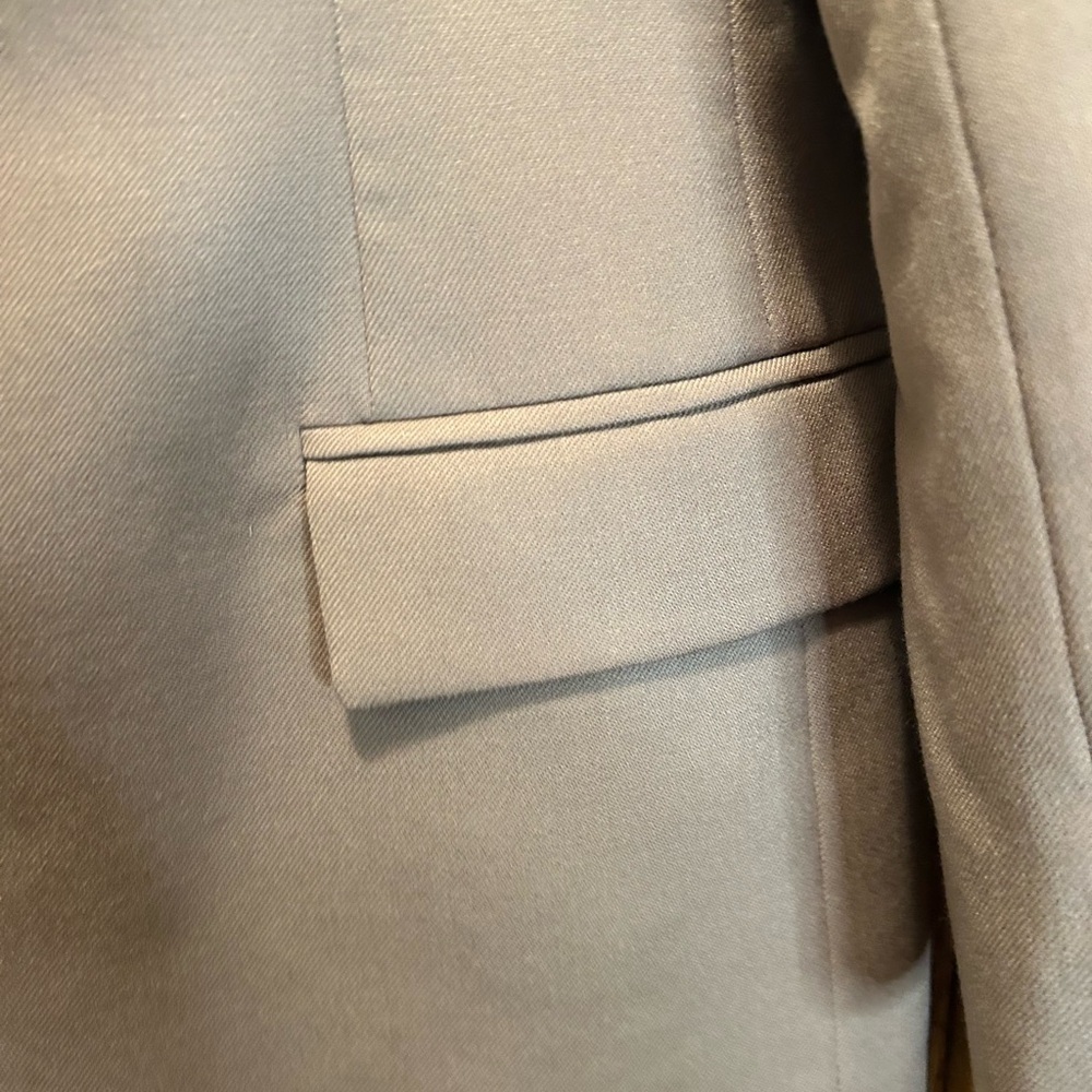 Pendleton 100% Virgin Wool Blazer Tan Career Jacket Lined Classic Women’s 12P - Picture 7 of 9